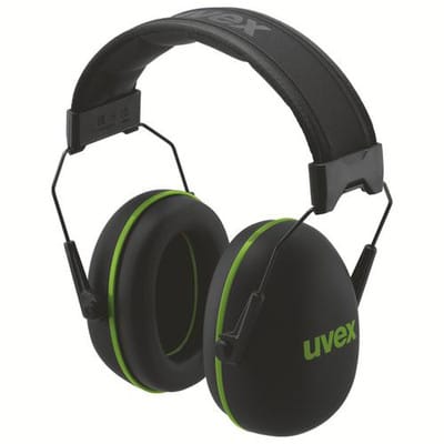 UVEX 2630011 - Kapselgehörschutz uvex schwarz, grün SNR 30 dB Größe L, M, S