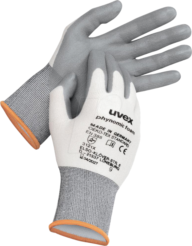 UVEX 6005005 - Schutzhandschuh uvex phynomic foam 60050 Größe 5
