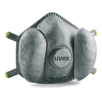 UVEX 8787330 - uvex silv-Air exccel 7330 Atemschutzmaske FFP3, 3er Pack
