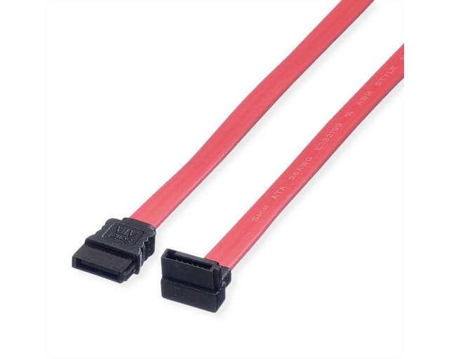 VALUE 11991556 - Kabel SATA 3 Gb/s Bu. > SATA Bu., 50 cm, gew. rot