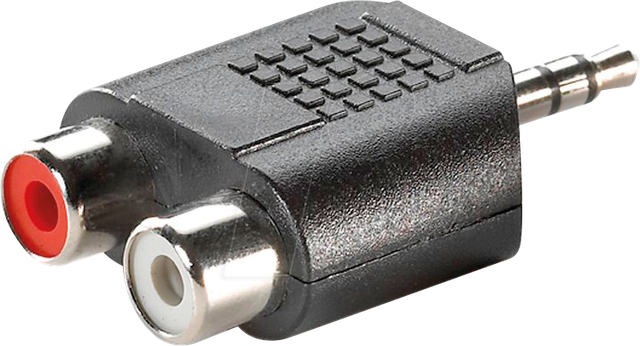 VALUE 11994441 - 3,5mm Audio Adapter, 1x Klinkenstecker / 2x Cinchbuchse