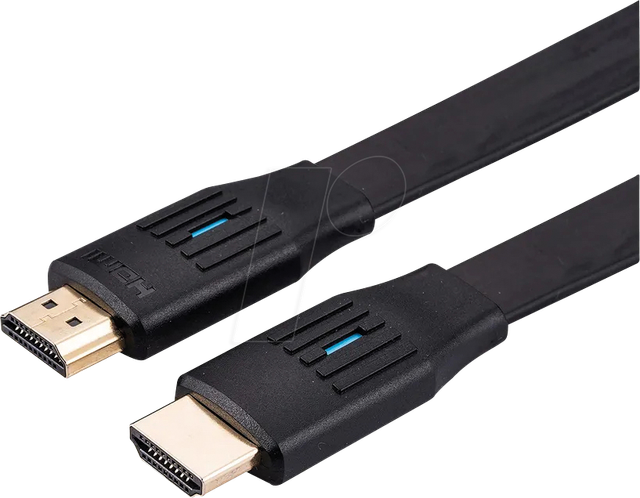 VALUE 11995908 - Ultra High Speed HDMI Kabel mit Ethernet, 8K, flach, 3 m