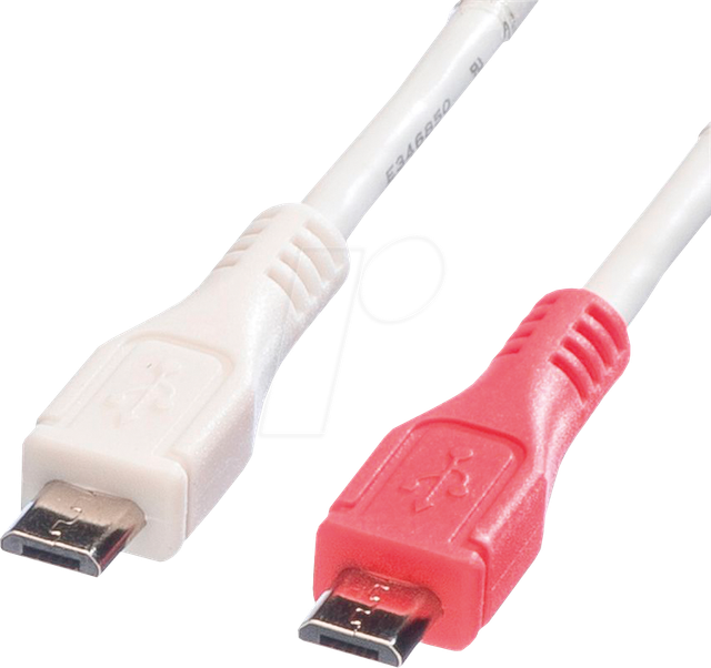 VALUE 11998307 - Ladekabel, USB-Micro-B -> USB-Micro-B, 30 cm