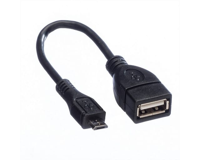 VALUE 11998311 - USB 2.0 Kabel, Micro-B St. auf A Bu., 15 cm