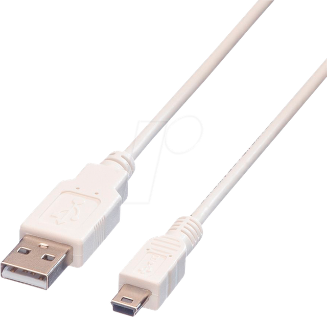 VALUE 11998718 - USB 2.0 Kabel, A Stecker auf Mini-B Stecker, 1,8 m
