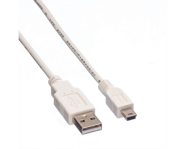 VALUE 11998730 - USB 2.0 Kabel, A Stecker auf Mini-B Stecker, 3,0 m