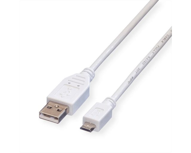 VALUE 11998755 - USB 2.0 Kabel, A Stecker auf Micro-B Stecker, 3,0 m