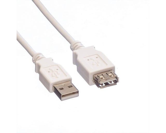 VALUE 11998949 - USB 2.0 Kabel, A Stecker auf A Buchse, 1,8 m