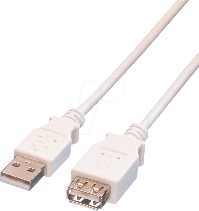 VALUE 11998961 - USB 2.0 Kabel, A Stecker auf A Buchse, 3,0 m