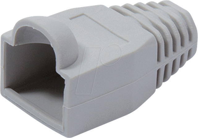 VALUE 12990000 - Knickschutztülle für RJ45, grau, 10 Stück