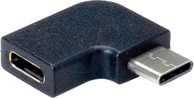VALUE 12992996 - USB 3.1 C Stecker auf C Buchse, 90° gew.
