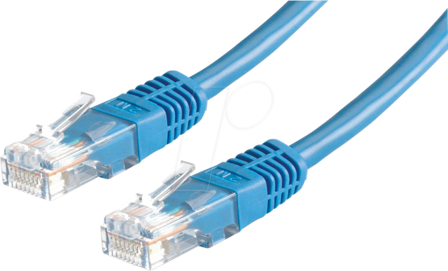 VALUE 21990954 - Patchkabel Cat.6, UTP, blau, 1,5 m