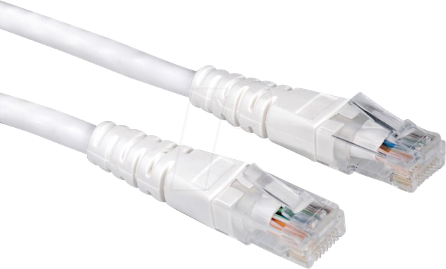 VALUE 21990956 - Patchkabel Cat.6, UTP, weiß, 1,5 m