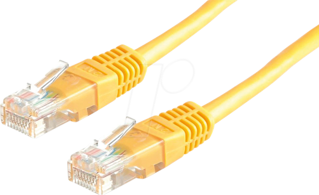 VALUE 21991522 - Patchkabel Cat.6, UTP, gelb, 0,5 m