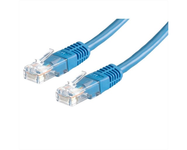 VALUE 21991534 - Patchkabel Cat.6, UTP, blau, 1 m