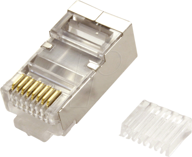 VALUE 21993065 - Modularstecker RJ45, Cat.6a, geschirmt, 100 Stück