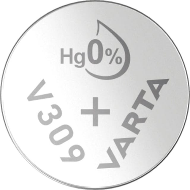 VAR 309 - Silberoxid-Knopfzelle, V 309, 70 mAh, 7,9 x 5,4 mm