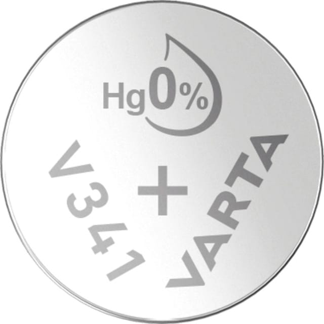 VAR 341 - Silberoxid-Knopfzelle, V 341, 15 mAh, 7,9 x 1,5 mm