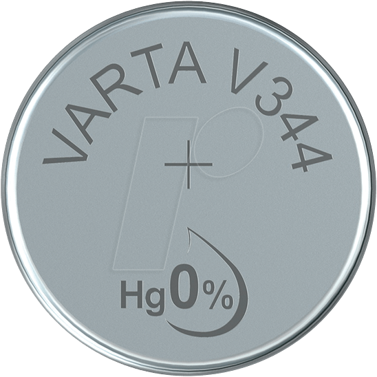 VAR 344 - Silberoxid-Knopfzelle, V 344, 100 mAh, 11,6 x 3,6 mm