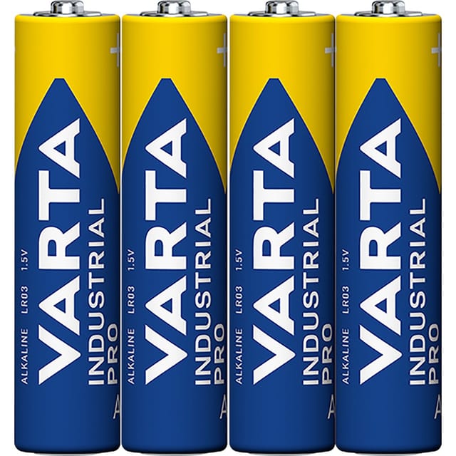 VAR IND4 MICRO - Industrial PRO, Alkaline Batterie, AAA (Micro), 4er-Pack