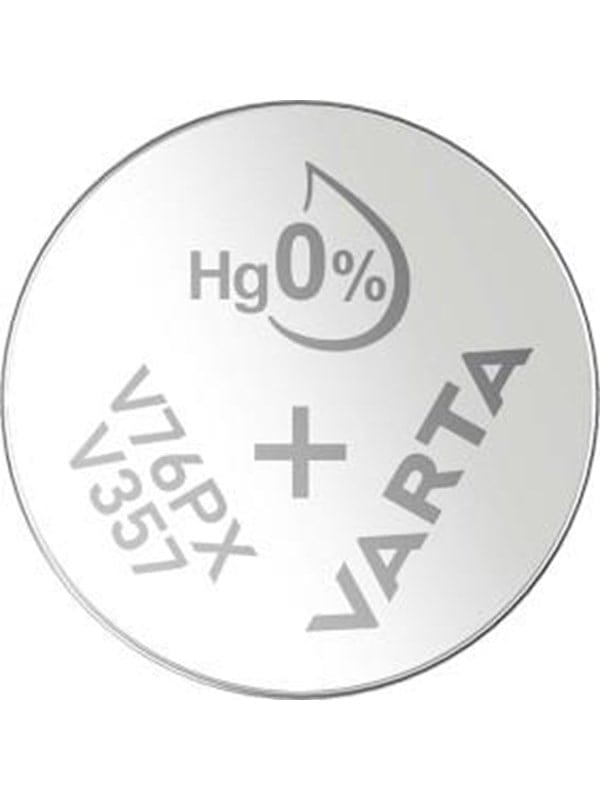 VARTA 357 - Silberoxid-Knopfzelle, V 357, 155 mAh, 11,6 x 5,4 mm