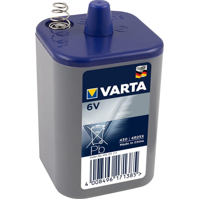VARTA 4R25XL - Laternenbatterie 6 V, 7,5 Ah