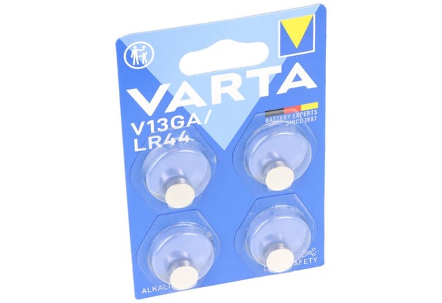 VARTA LR44 - Alkaline Knopfzelle, LR44, V13GA, 4er-Pack
