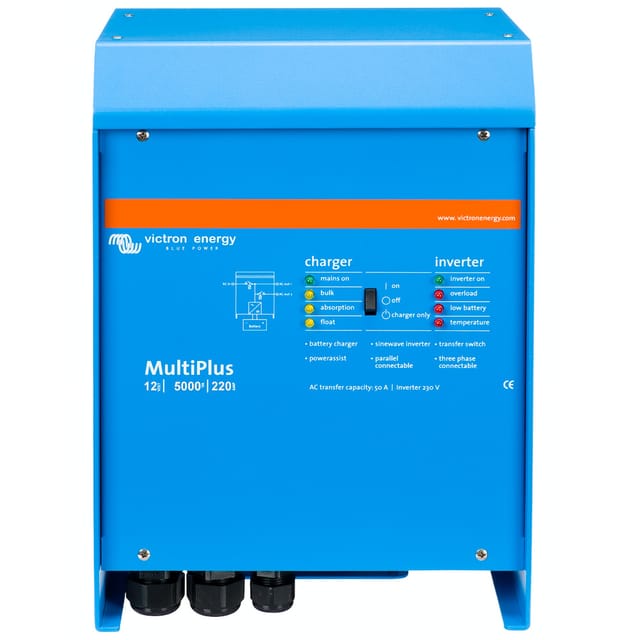 VE PMP123021010 - Wechselrichter MultiPlus 12/3000/120-50, Sinus, 12 V, 2400 W
