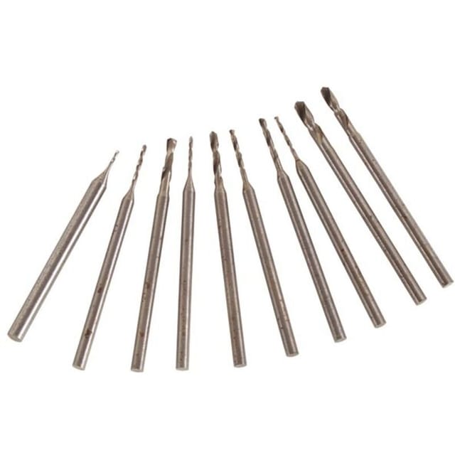 VEL DRILLSET1 - Präzisionsbohrerset, 10-teilig