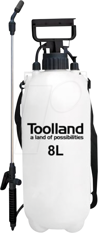 VEL DT2008N - Drucksprüher mit Lanze, 8 Liter