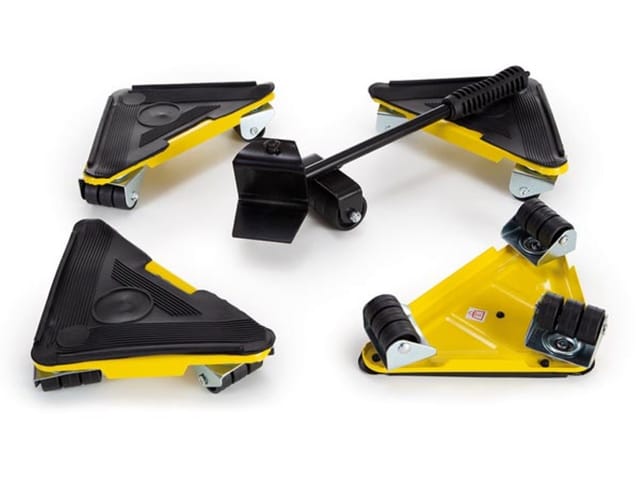 VEL QT107 - Transport Roller, max. 100 kg, 4-teilig