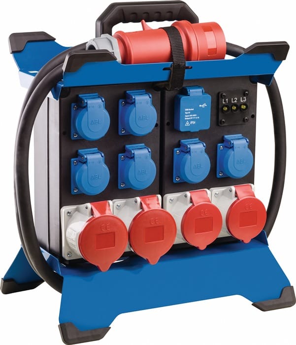 AS-SCHWABE 60933 - Mobiler Stromverteiler STECKY DUO 3