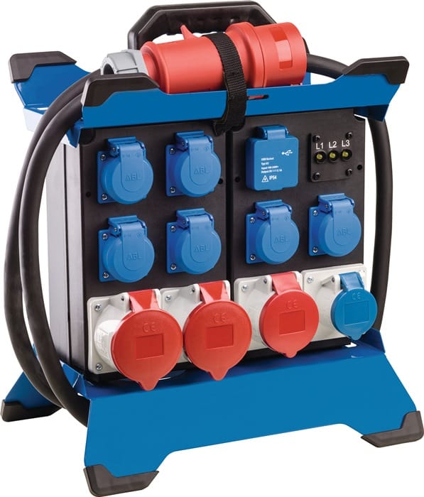 AS-SCHWABE 60934 - Mobiler Stromverteiler STECKY DUO 4