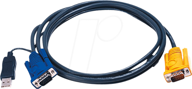 ATEN 2L-5206UP - KVM Kabel VGA USB, 6,0 m