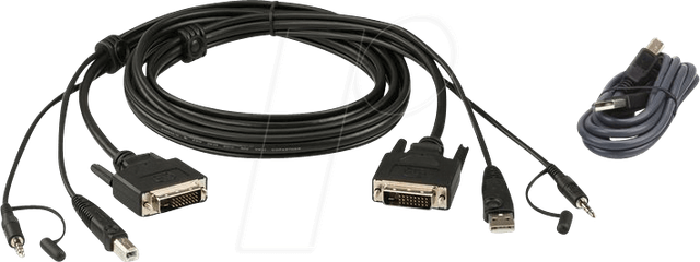 ATEN 2L-7D02UDX2 - KVM Kabel, DVI, Audio, USB, 1,8 m