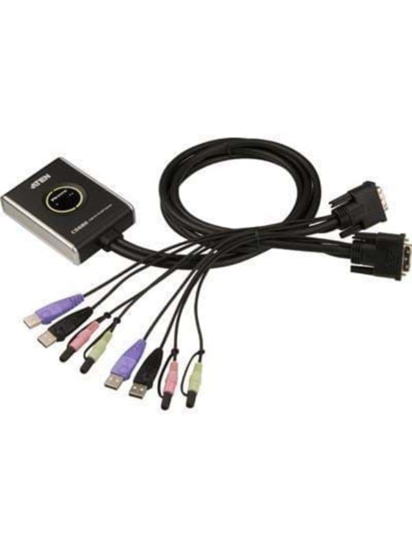 ATEN CS682 - 2-Port USB DVI KVM Switch mit Audio