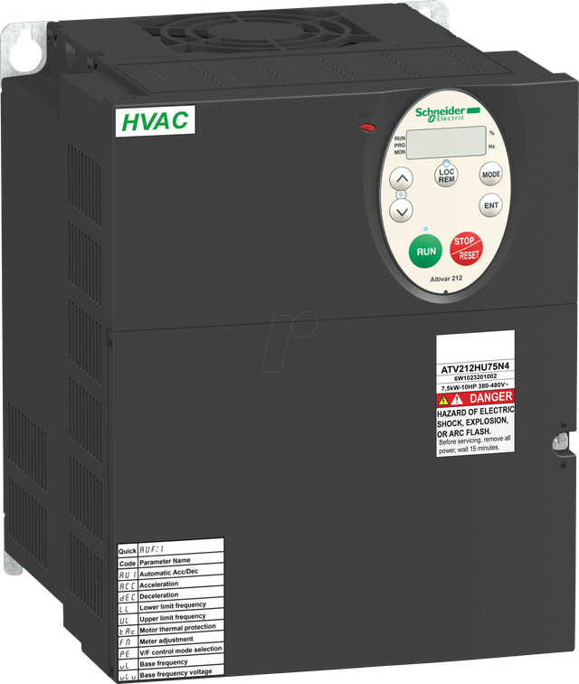ATV212H075N4 - Frequenzumrichter ATV212, 0,75kW, 480V, 3-ph., EMV, IP21