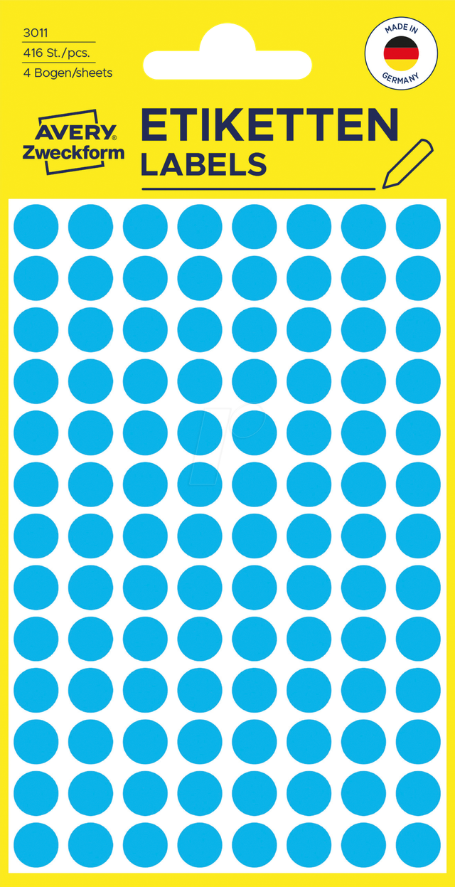 AVZ 3011 - Markierungspunkte 8mm blau