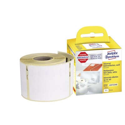 AVZ AS0722440 - Rollenetiketten AS0722440, 54x70mm, weiß