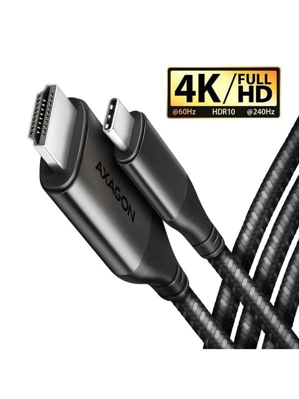 AXG RVC-HI2MC - Adapterkabel USB-C > HDMI 2.0a, 4K 60Hz, HDR10, 1,8 m