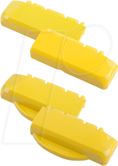 B SC HB PC 1023 - Bocube,Scharnierset,Verkehrsgelb