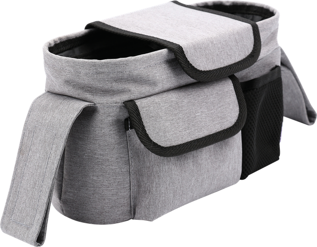 BABYRUF 14003 - Kinderwagen Organizer, grau