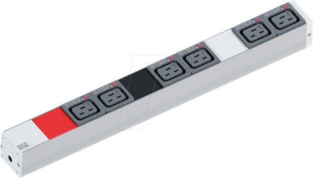 BACH 800.0111 - PDU, 1HE, 6x C19