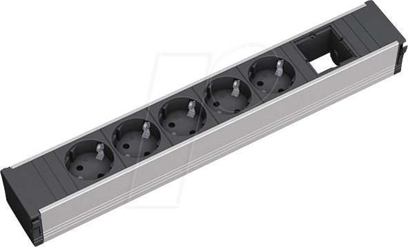 BACH 912.008 - Steckdoseneinheit CONI 5x Strom, 1x Custom