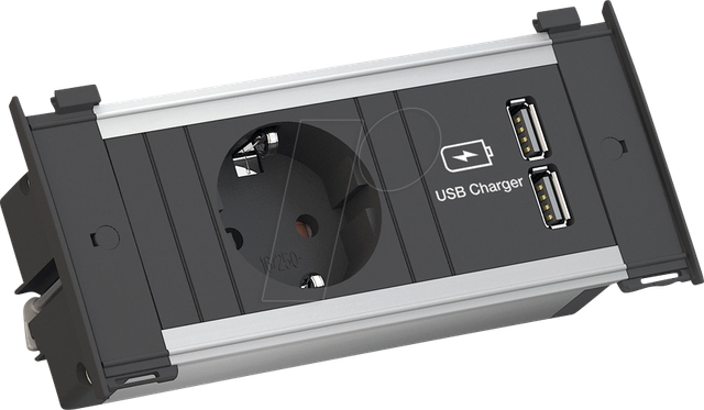 BACH 927.251 - KAPSA Steckdoseneinheiten X-Small, 1-fach, USB A/A 15W