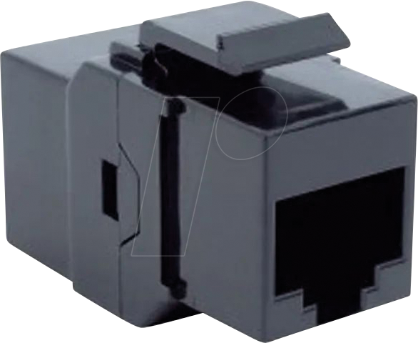 BACH 940.112 - Keystone Modul, RJ45 Cat.6 UTP Buchse, schwarz