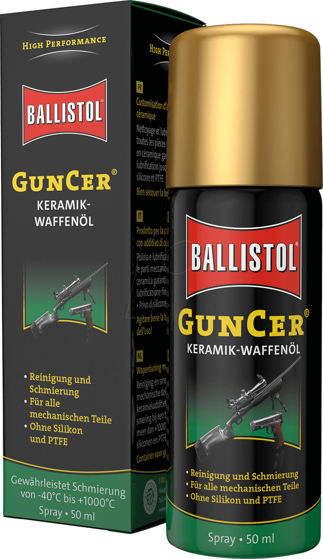 BALL 22165 - Keramik-Waffenöl GunCer, 50 ml, Spray