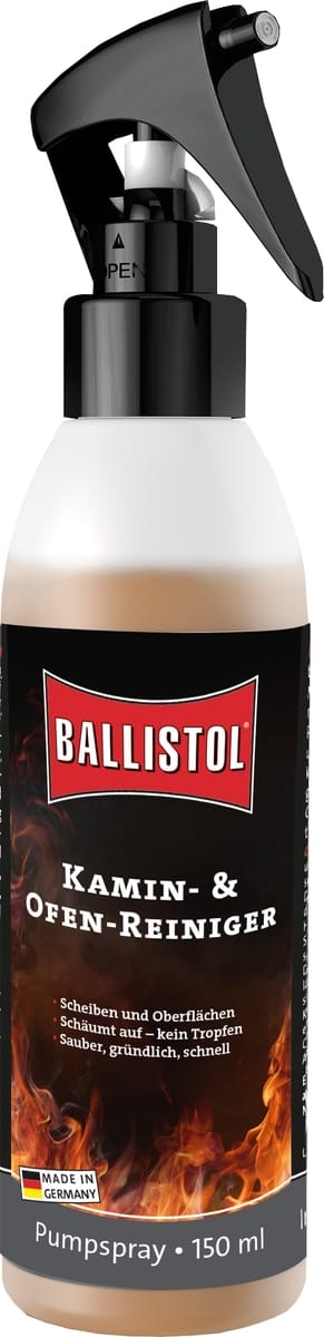 BALL 25415 - Kamin- und Ofenreiniger Kamofix, 150 ml, Pumpspray