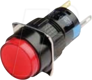 BARTH 58500211 - LED-Signall. rund 18x39 rot 24VAC/DC IP40