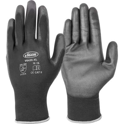 VI 6435-XL - Arbeitshandschuhe, Feinstrick, Gr. 10